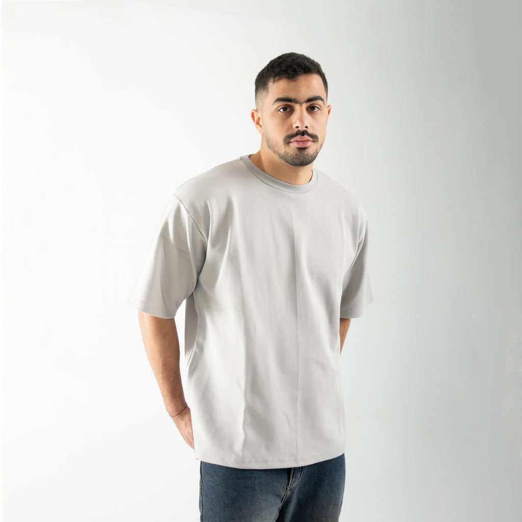 Oversized Tee - Light Grey
