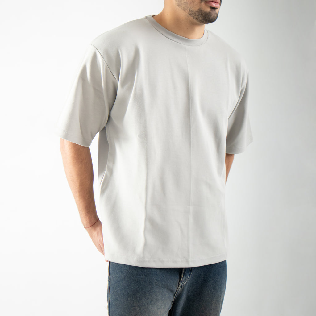 Oversized Tee - Light Grey