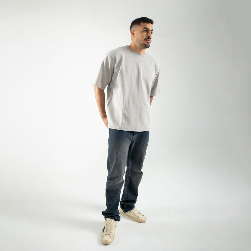 Oversized Tee - Light Grey