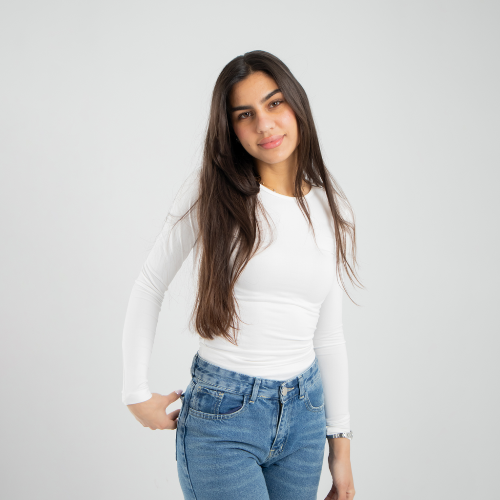 Microfiber Long Sleeve Top