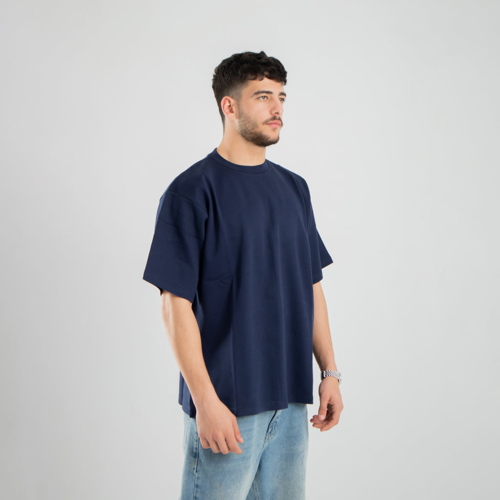 Oversized Tee - Navy