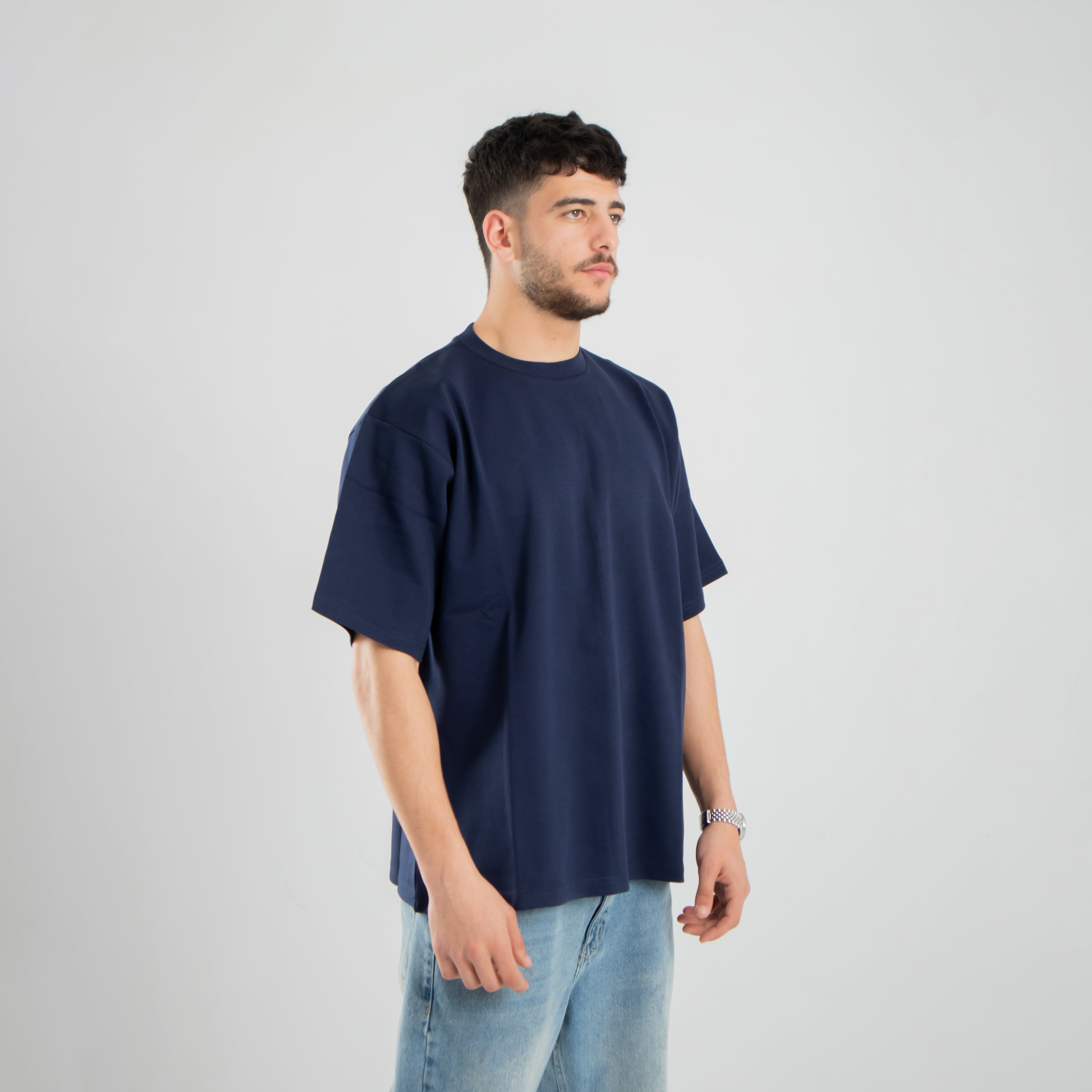 Oversized Tee - Navy