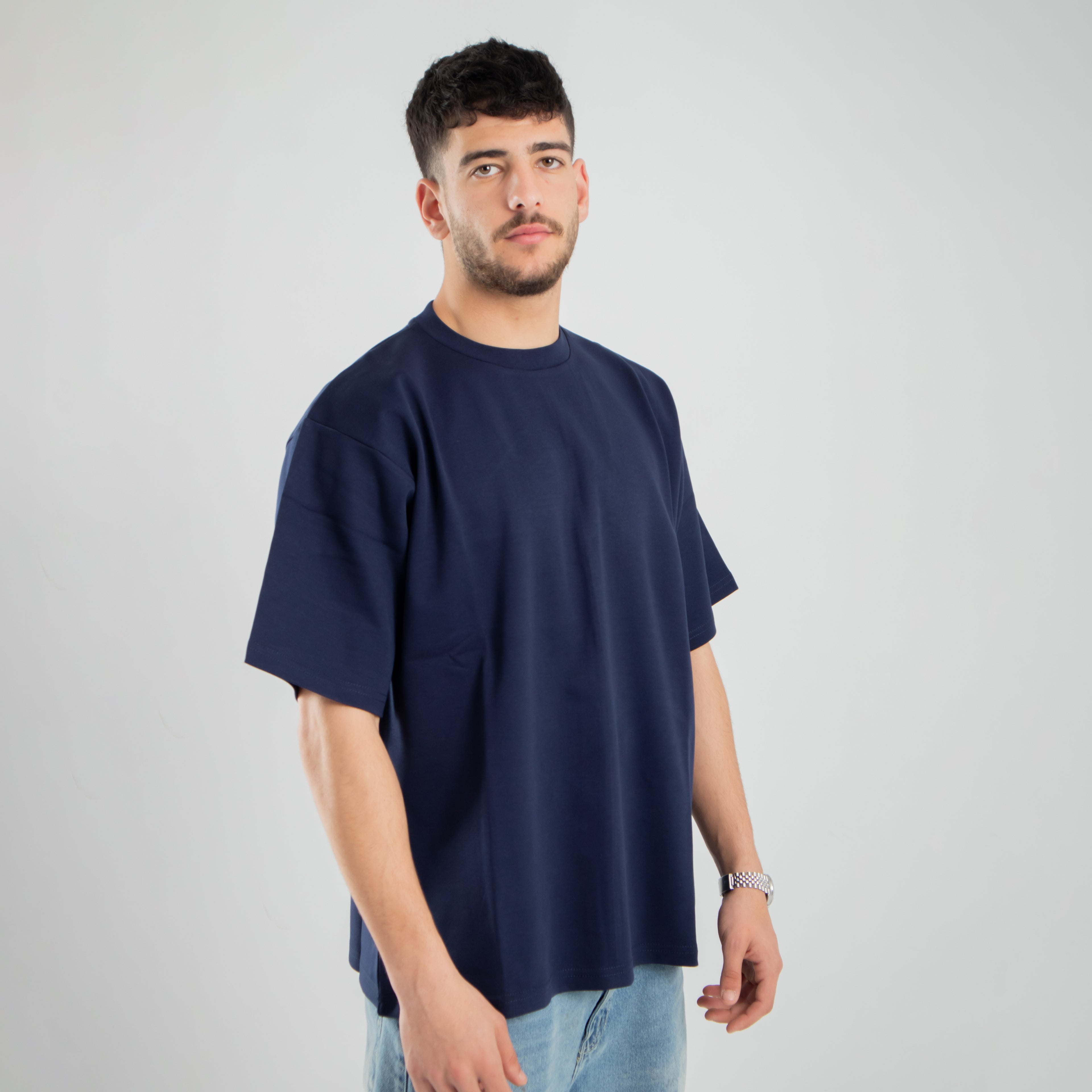 Oversized Tee - Navy