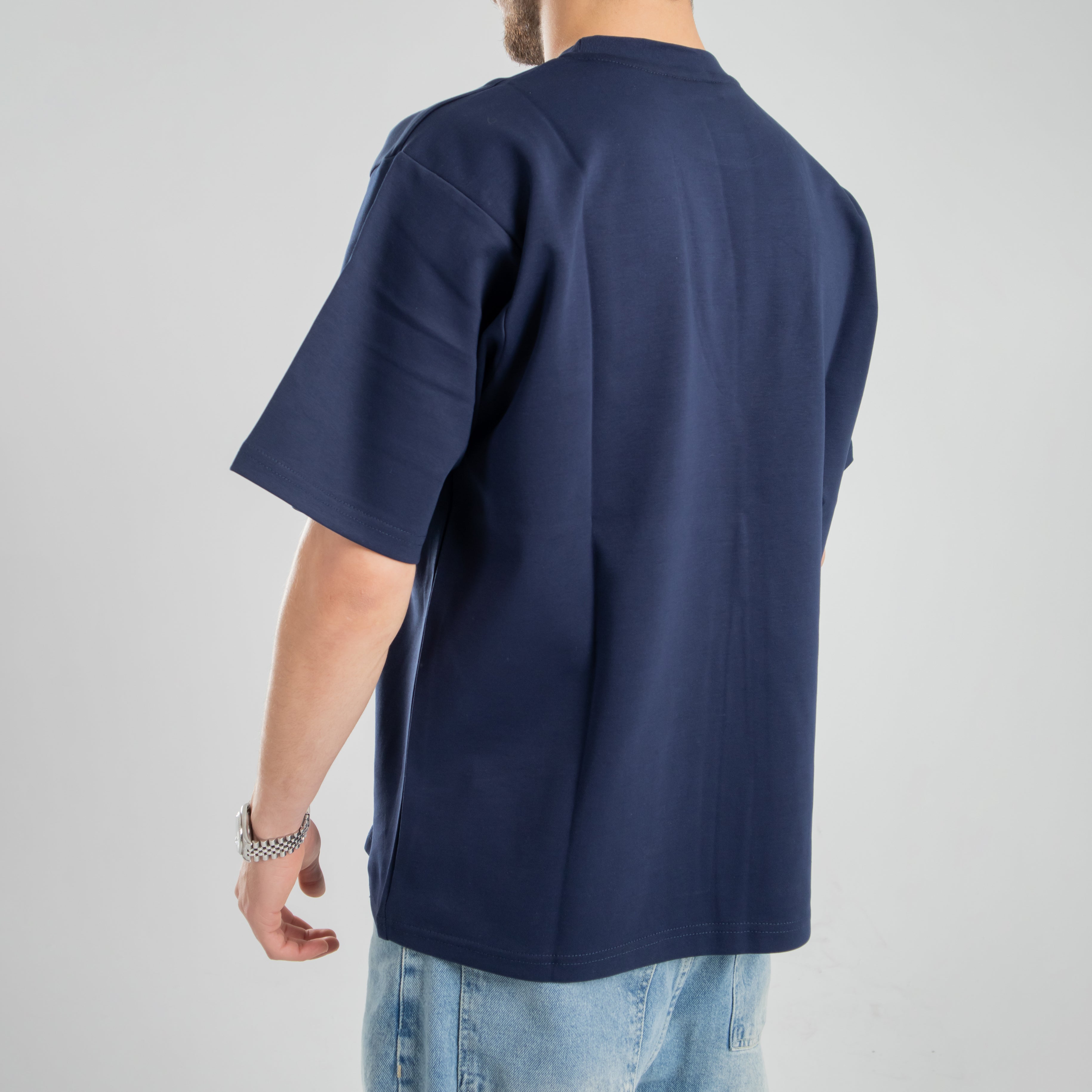 Oversized Tee - Navy