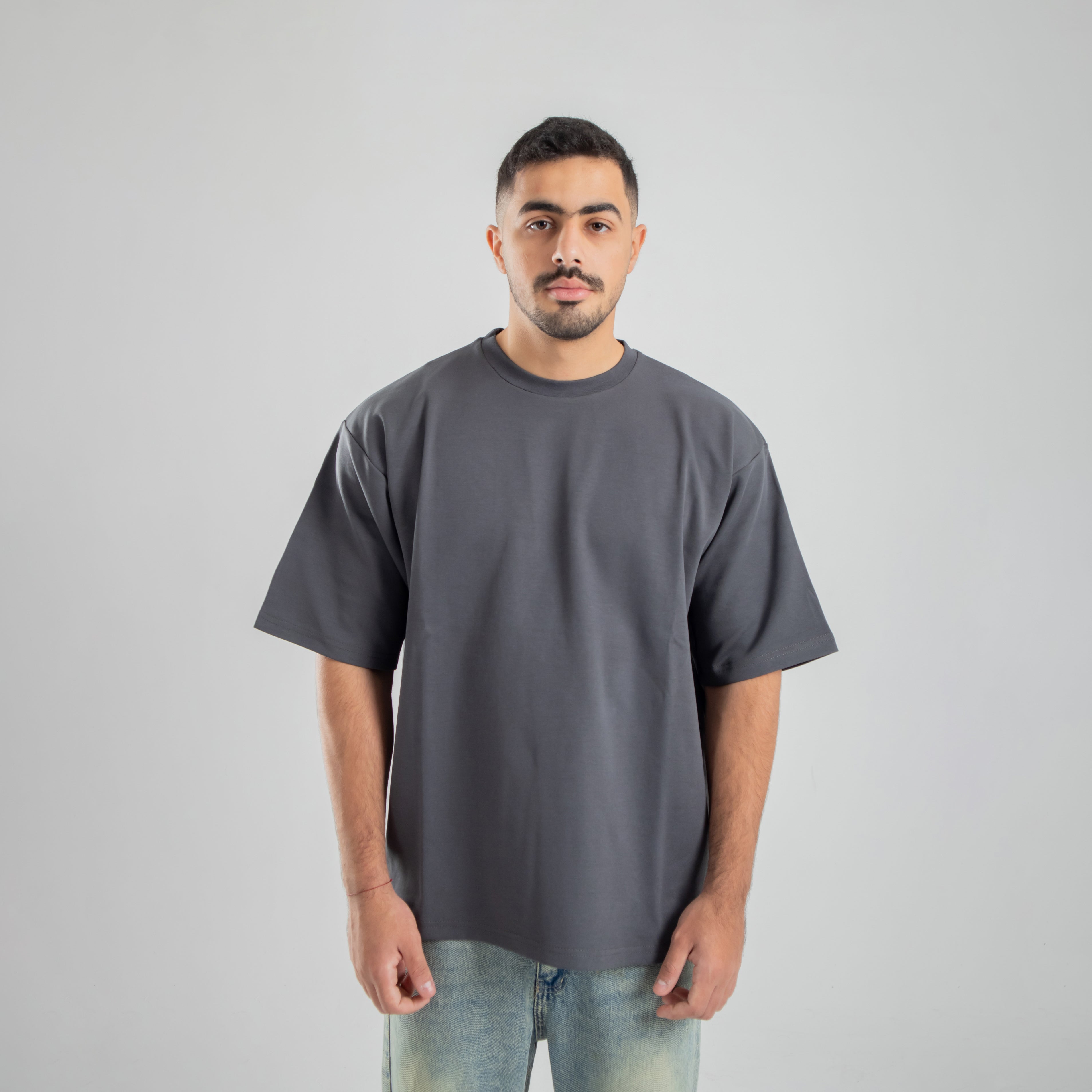 Oversized Tee - Charcoal Grey