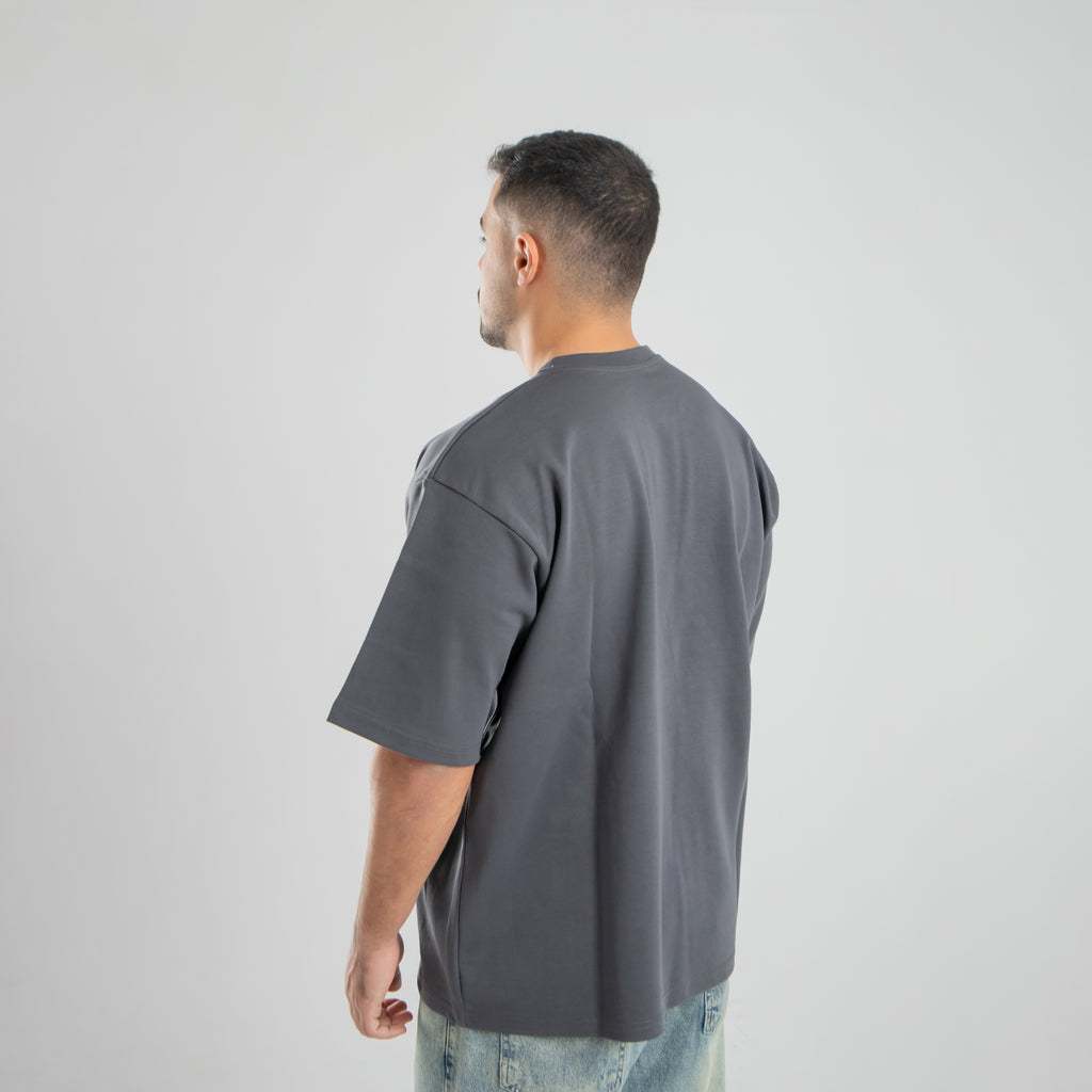 Oversized Tee - Charcoal Grey