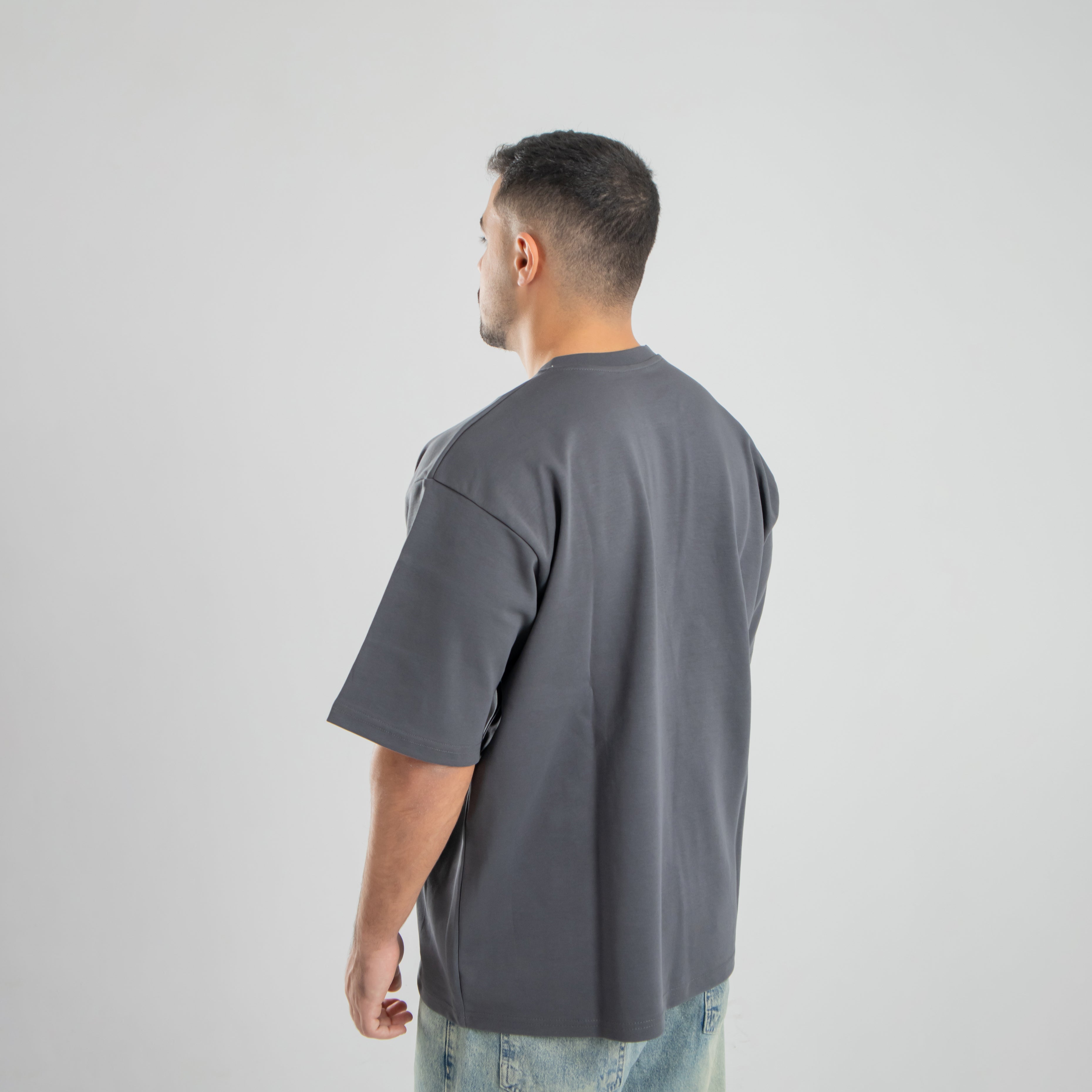 Oversized Tee - Charcoal Grey
