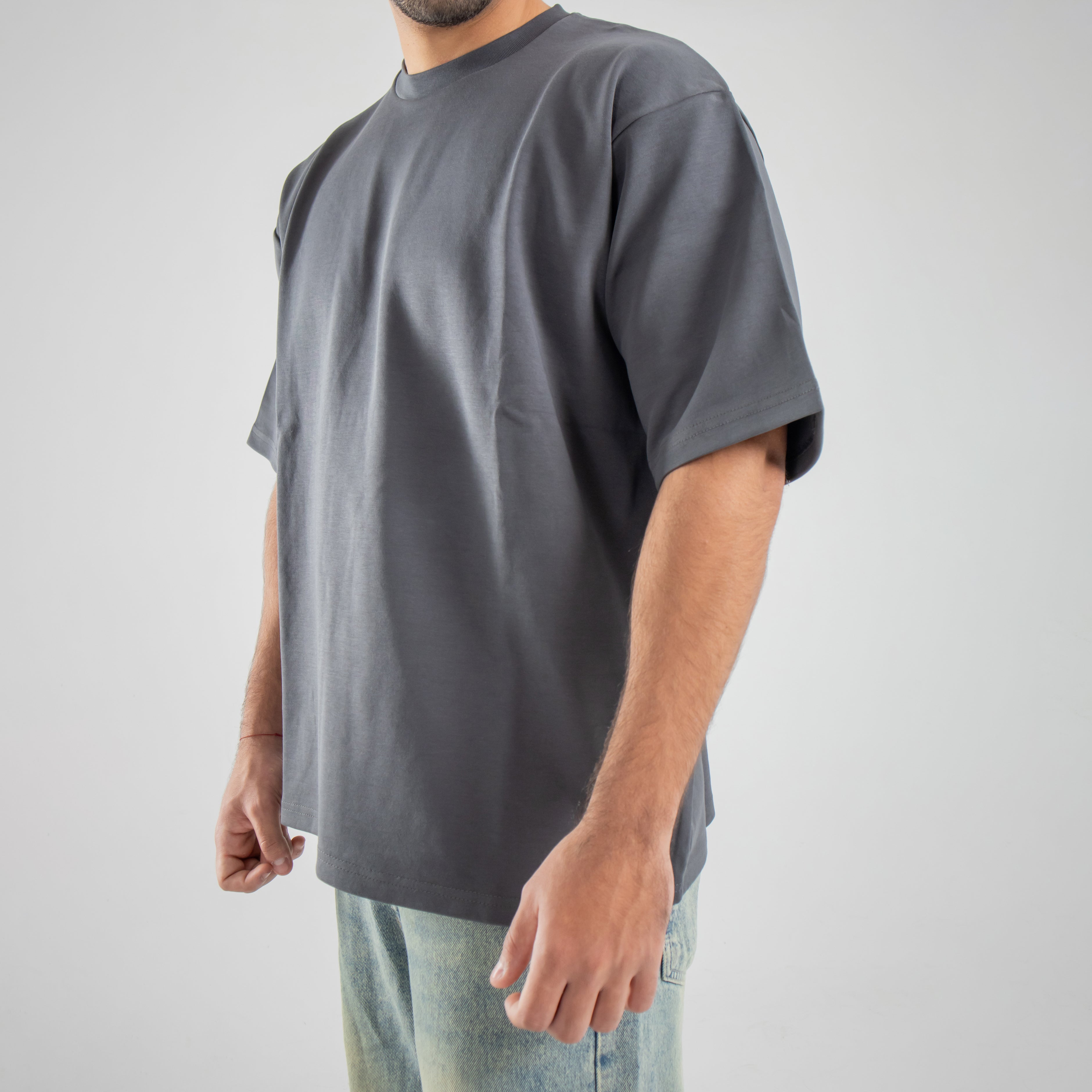 Oversized Tee - Charcoal Grey