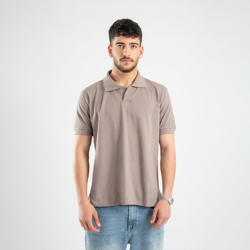 Polo Shirt - Sandstone Beige