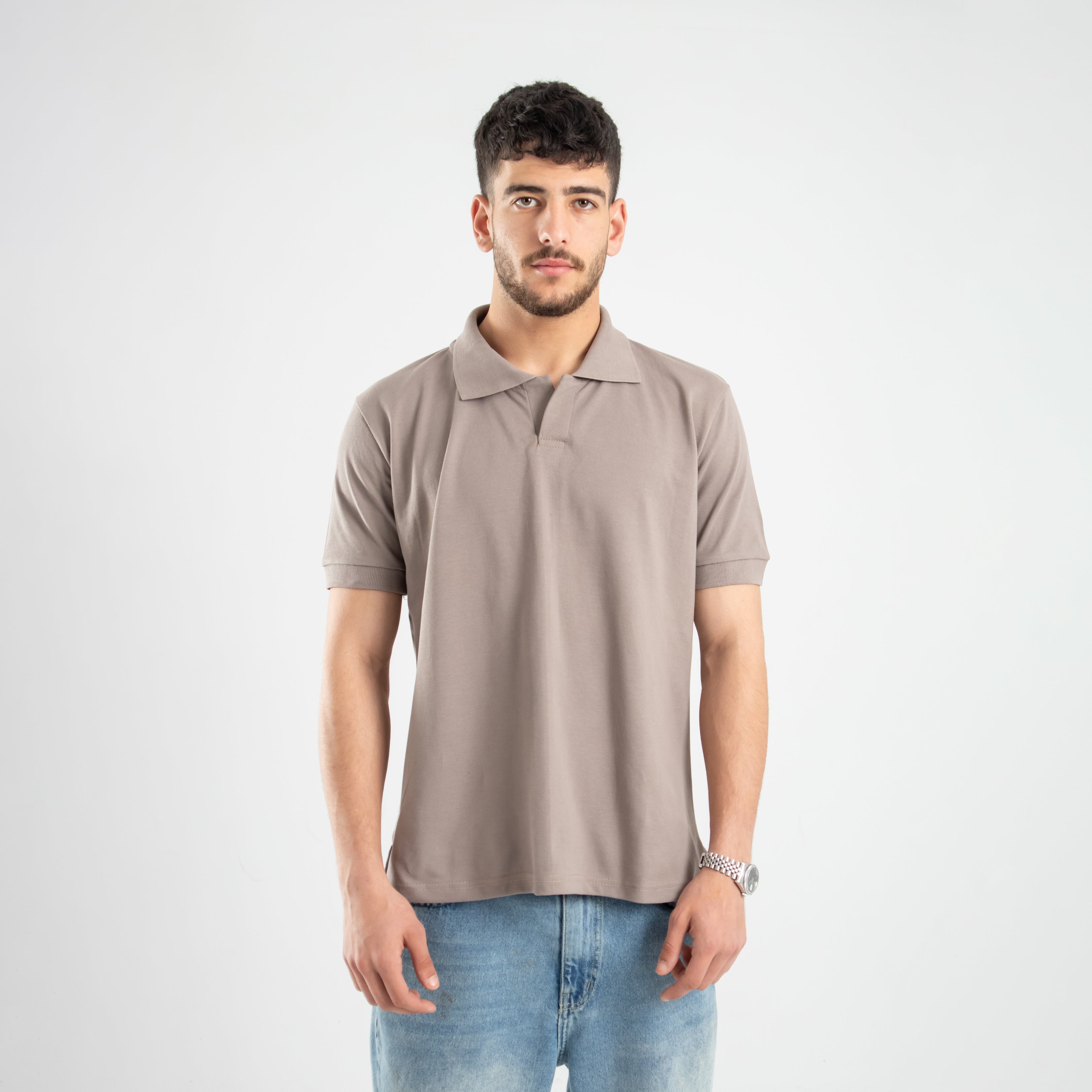 Polo Shirt - Sandstone Beige