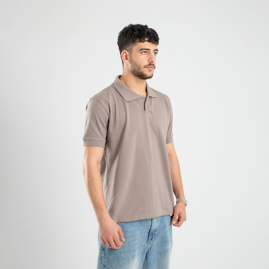 Polo Shirt - Sandstone Beige