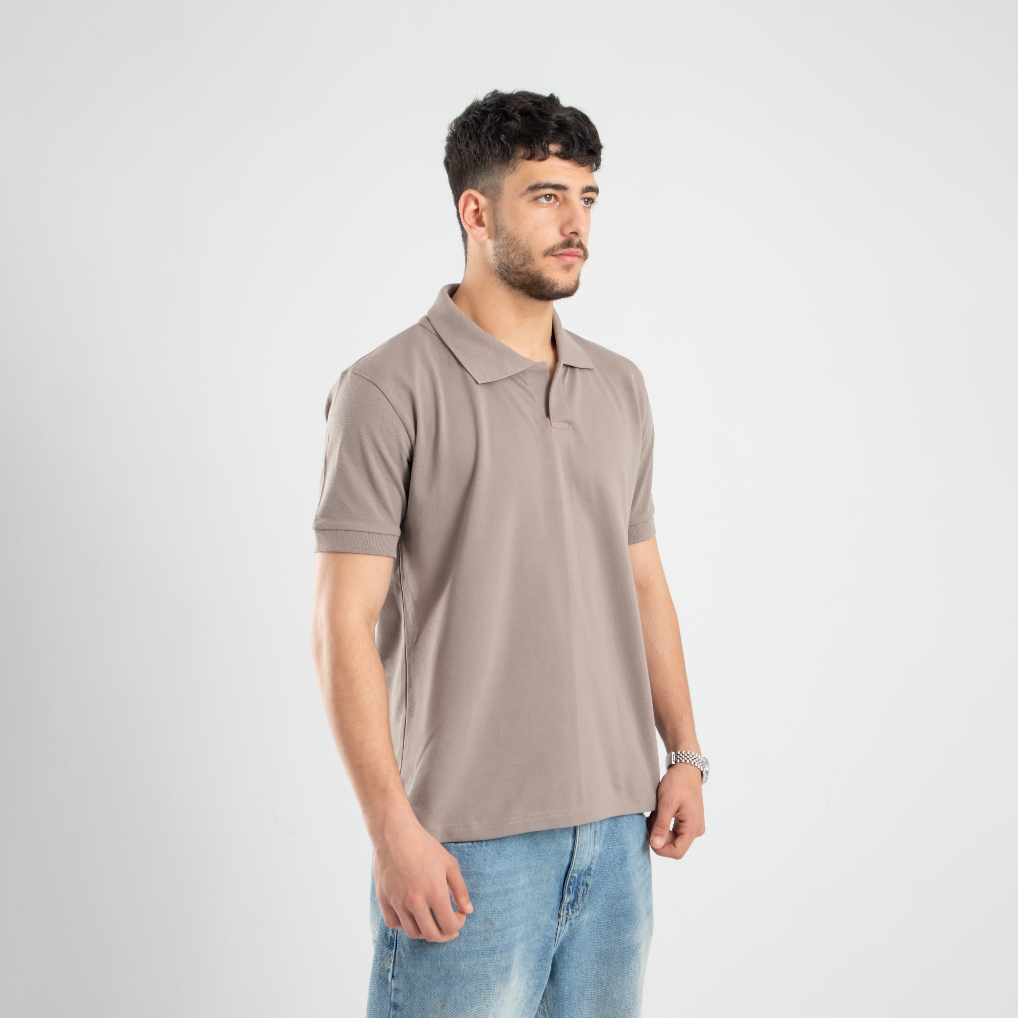 Polo Shirt - Sandstone Beige