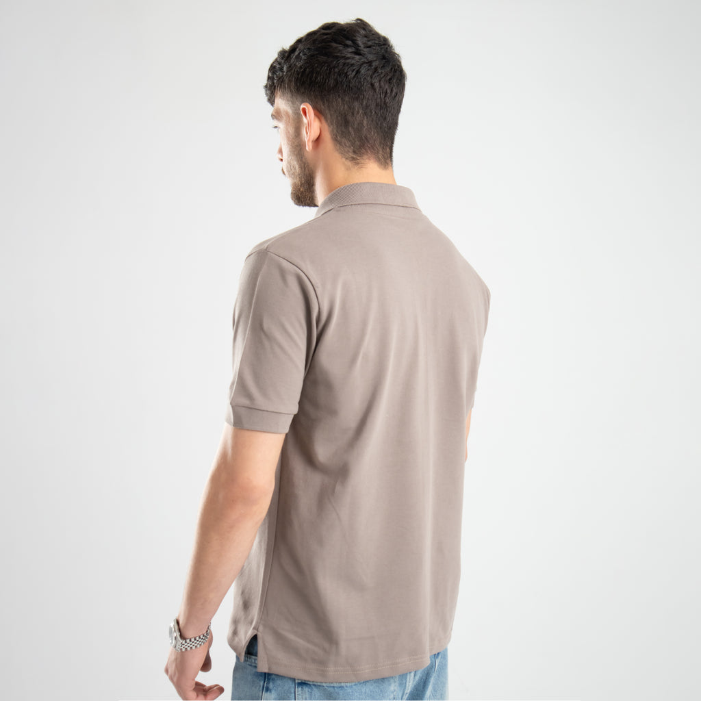 Polo Shirt - Sandstone Beige