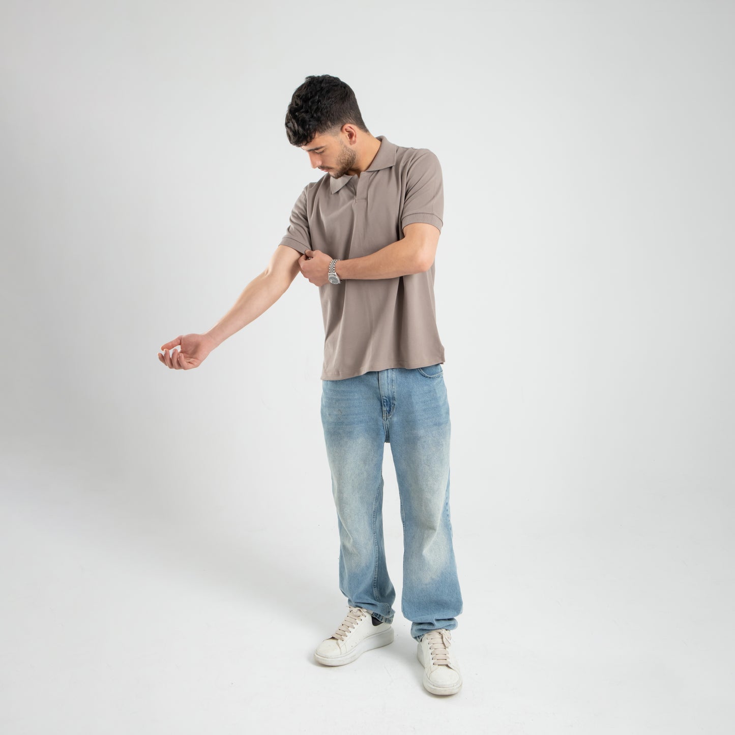 Polo T-shirt - Sandstone