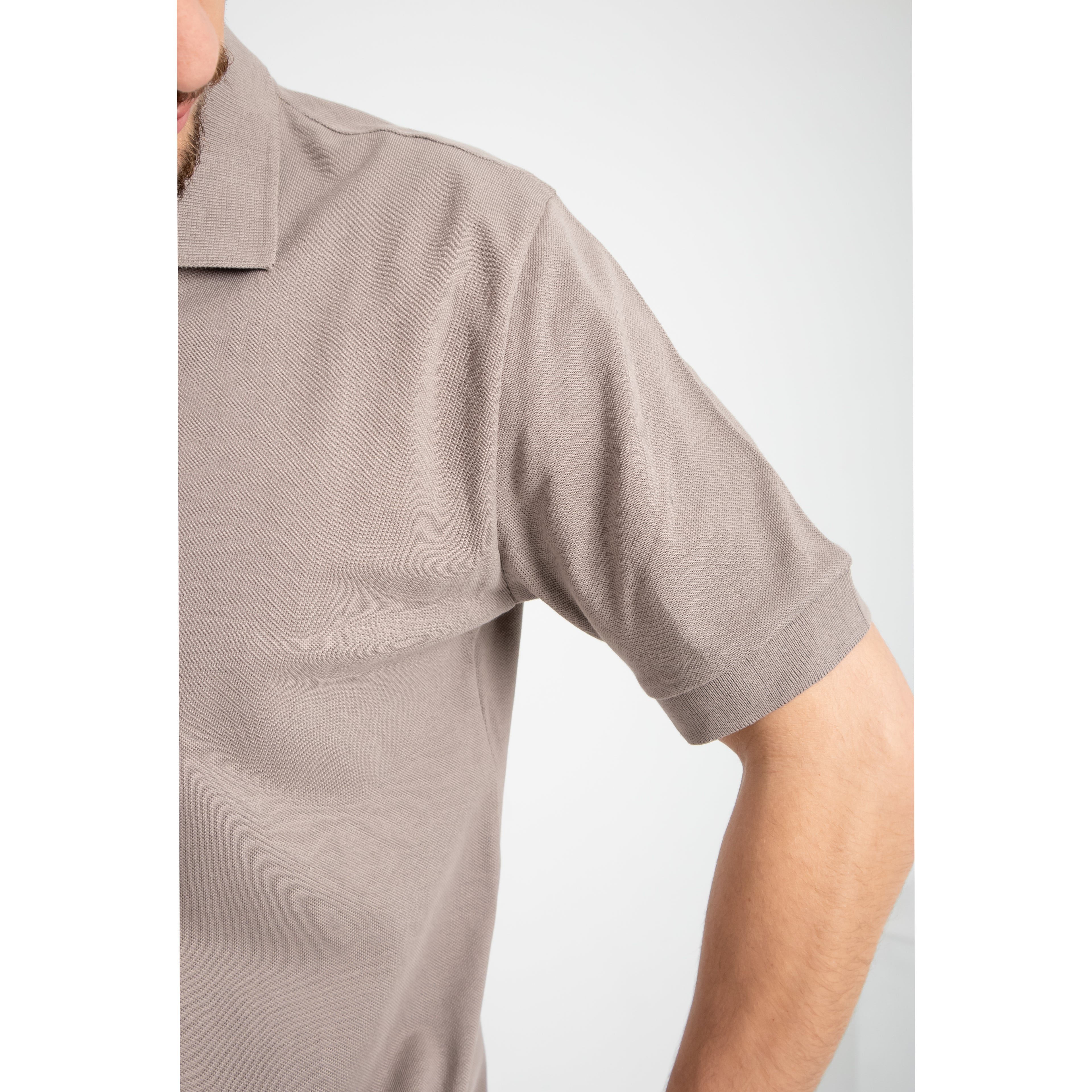 Polo Shirt - Sandstone Beige