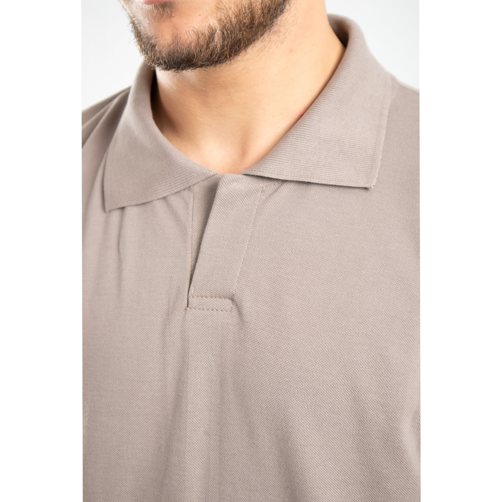 Polo Shirt - Sandstone Beige