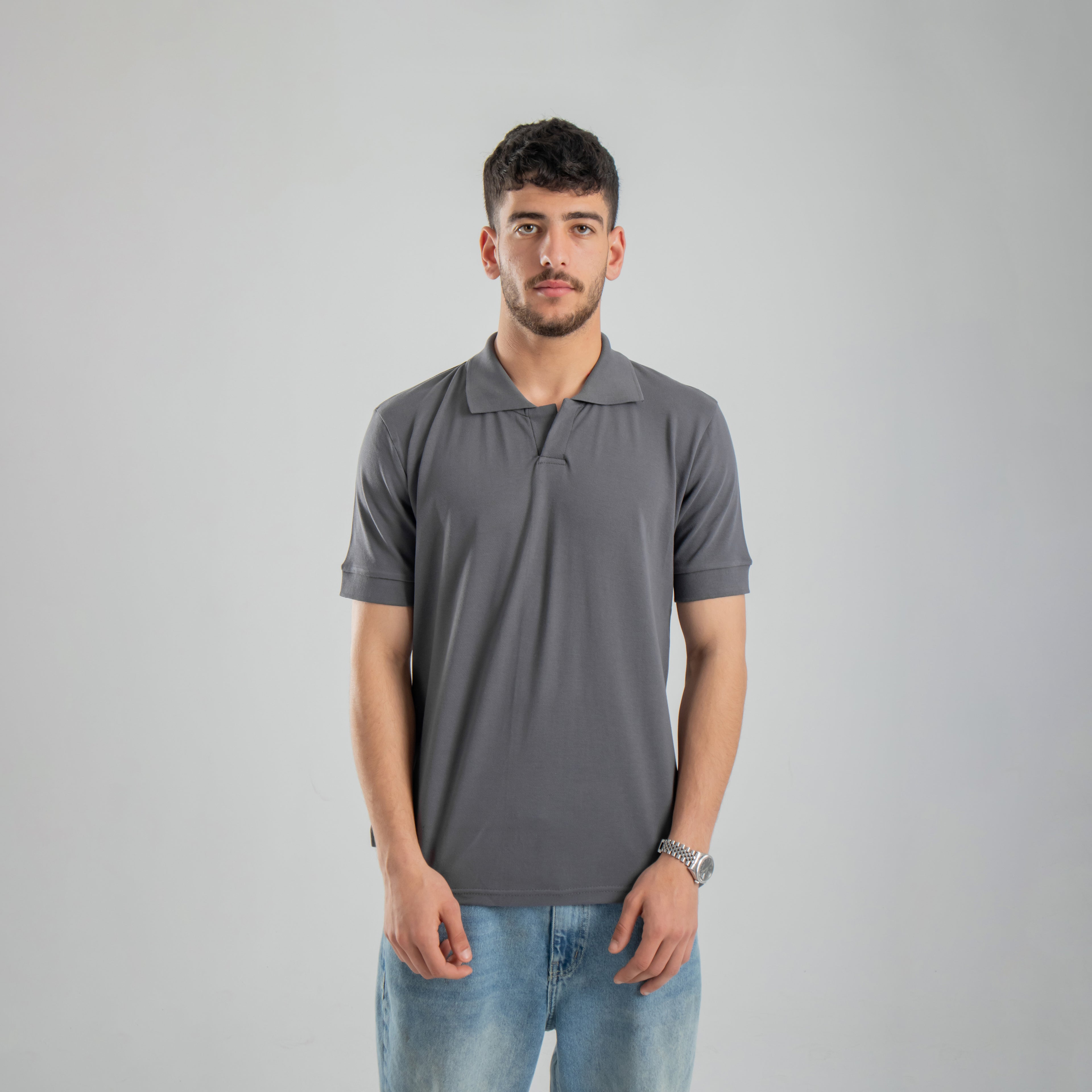 Polo Shirt - Charcoal Grey