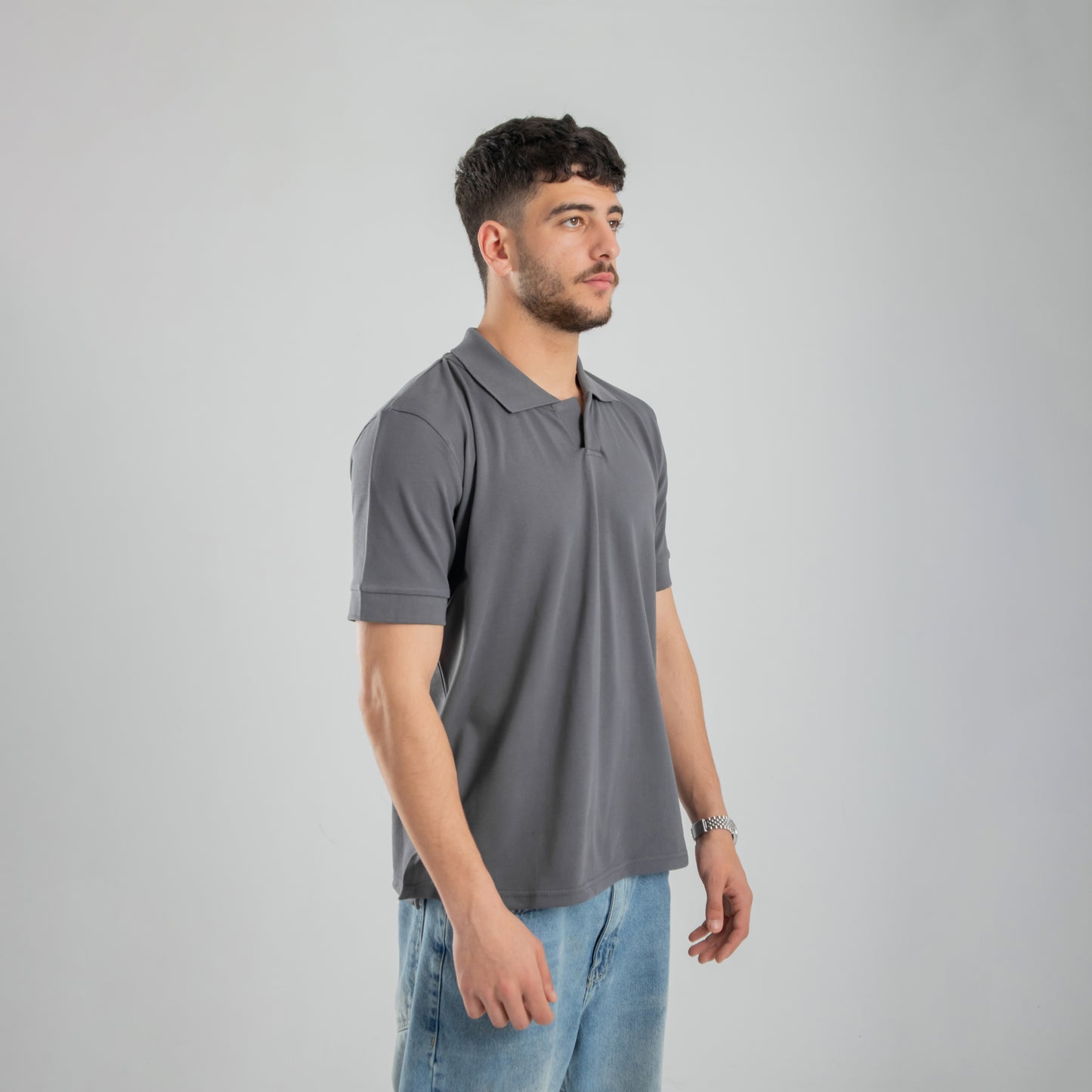 Polo T-shirt - Grey