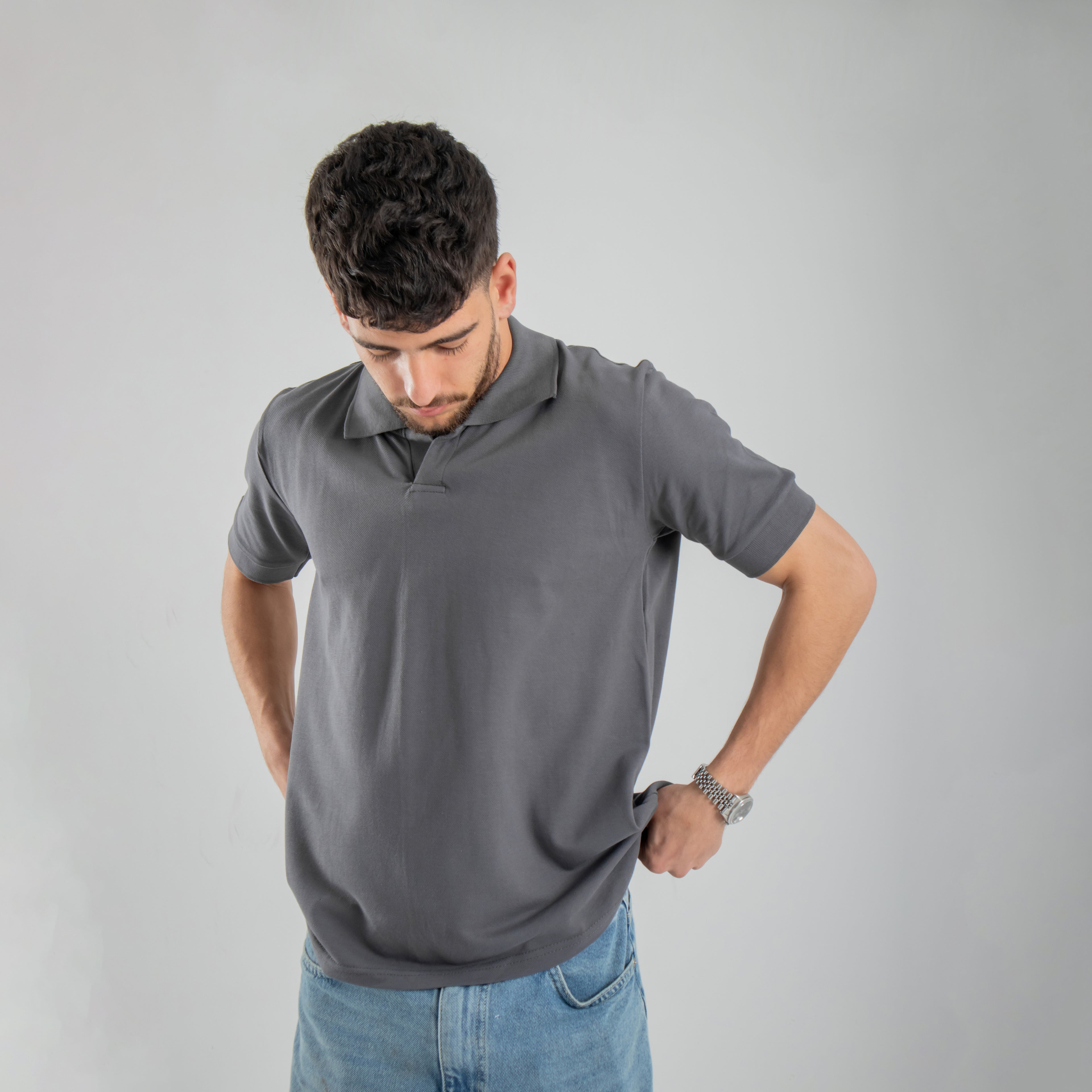 Polo Shirt - Charcoal Grey