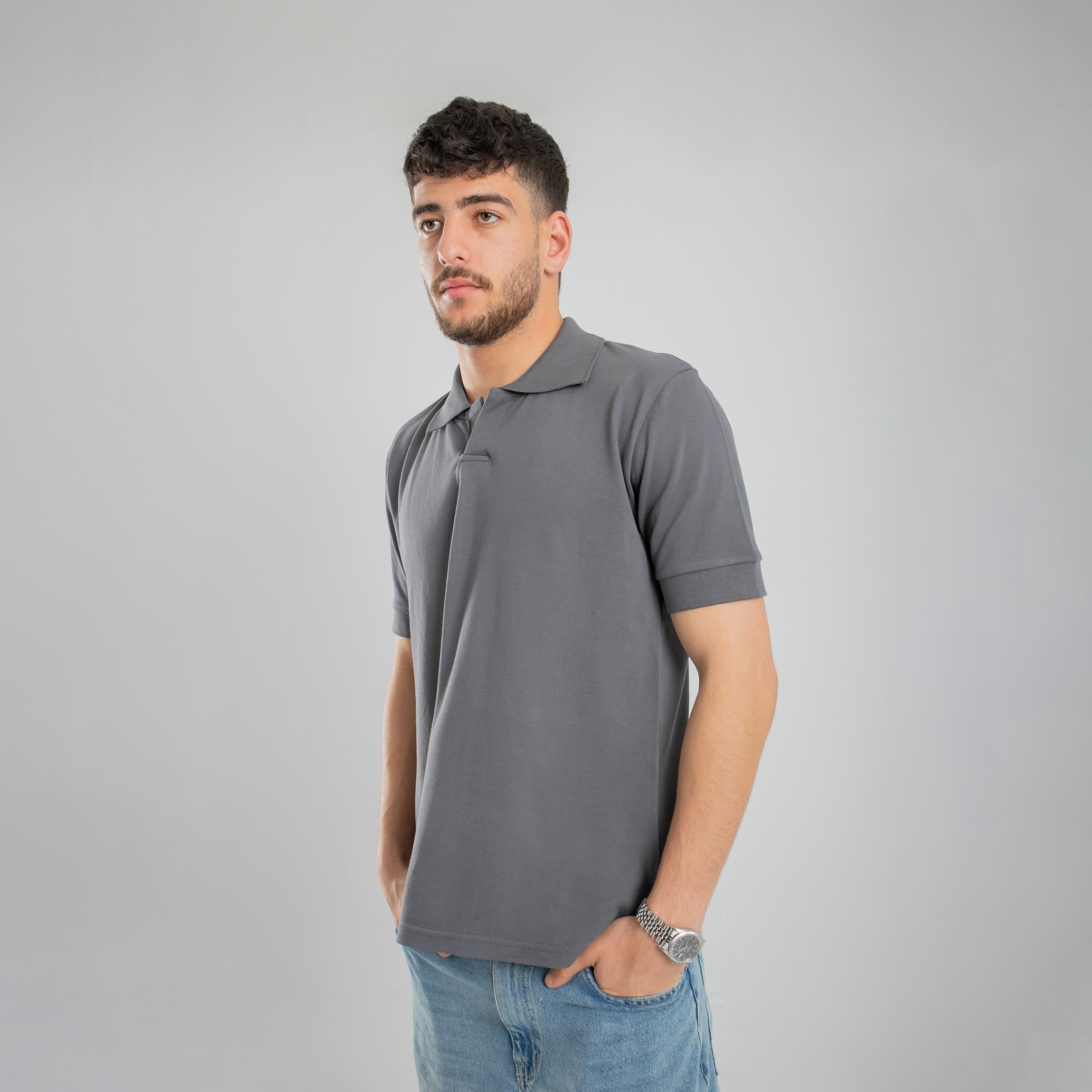 Polo Shirt - Charcoal Grey