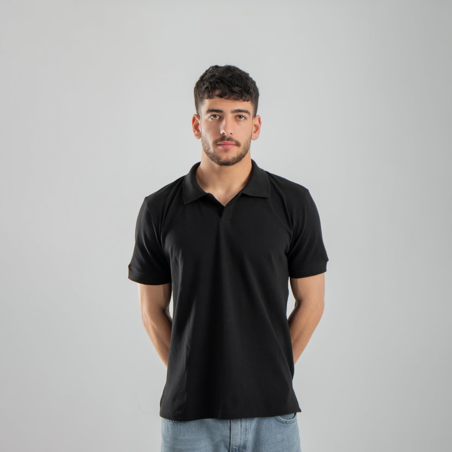 Polo T-shirt - Black