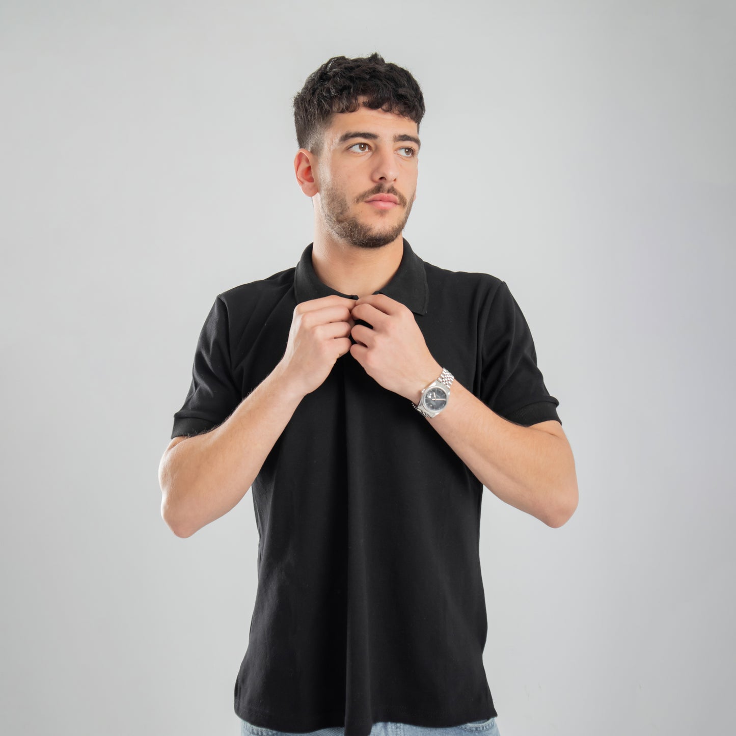 Polo T-shirt - Black