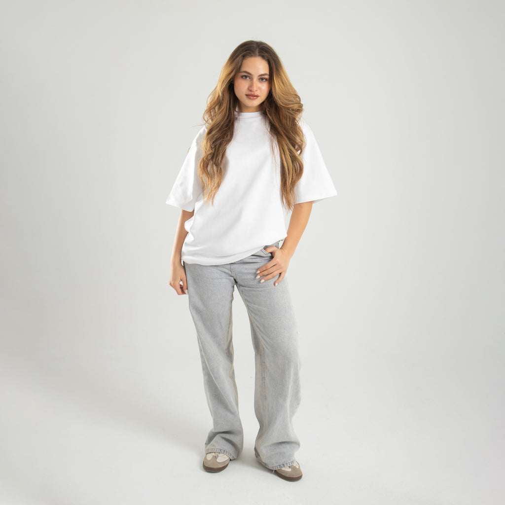 Oversized  Tee - White