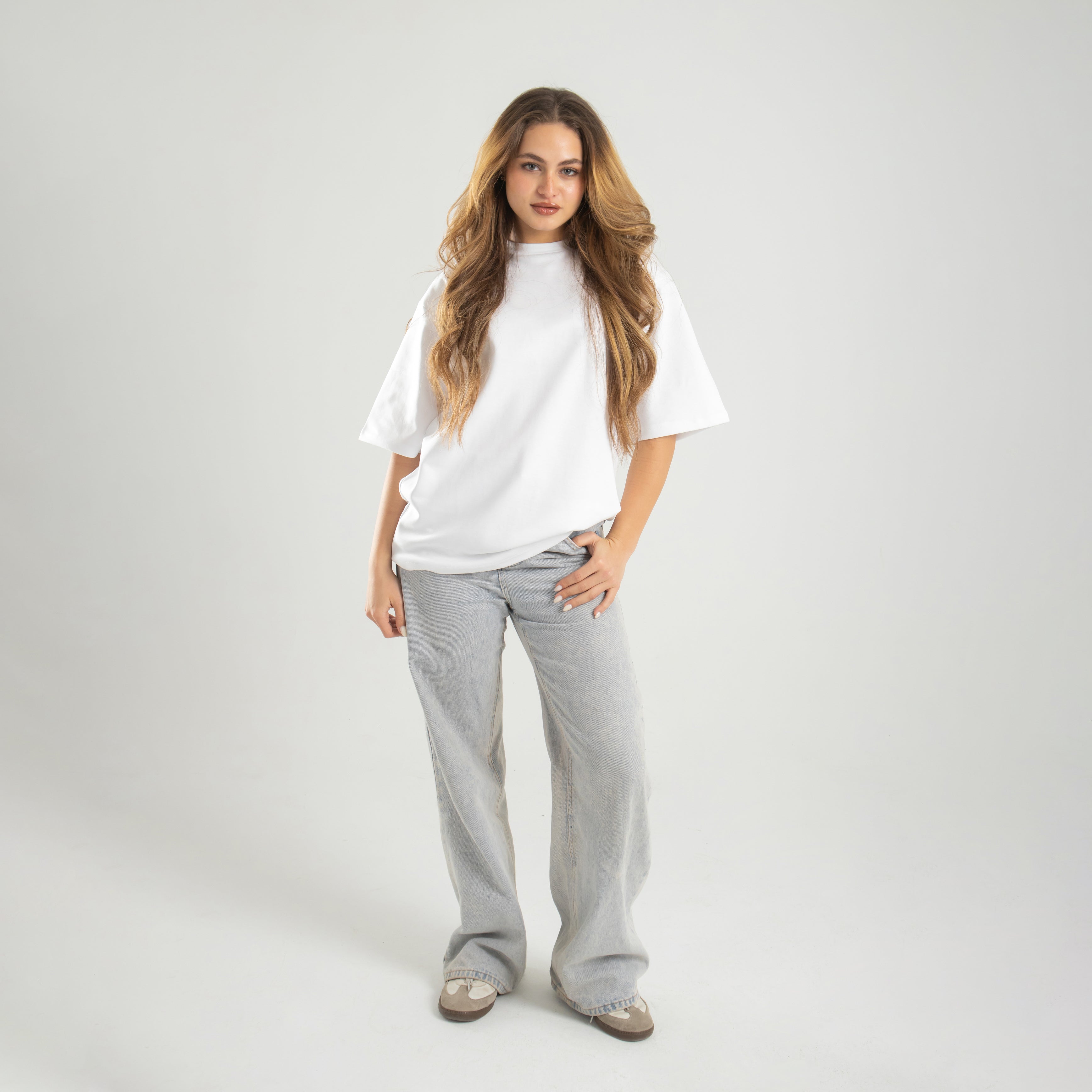 Oversized  Tee - White