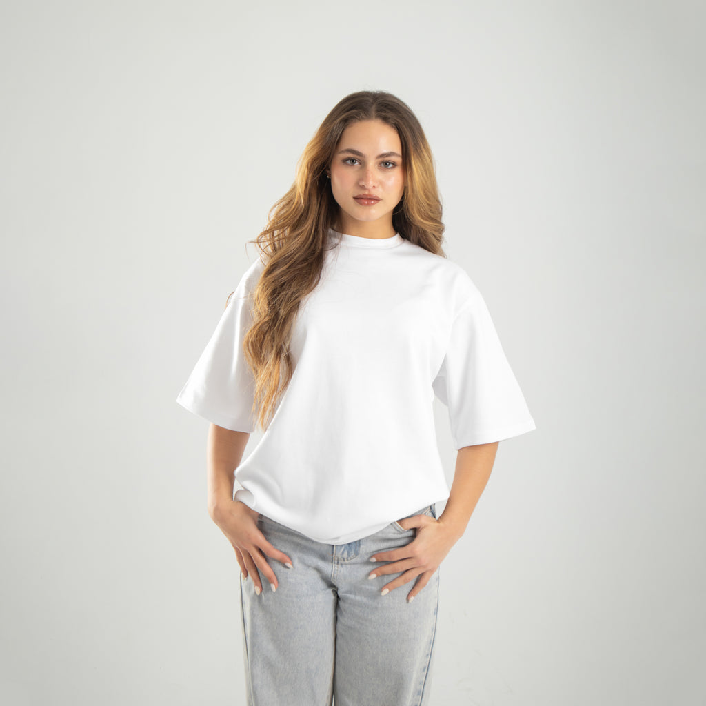 Oversized  Tee - White