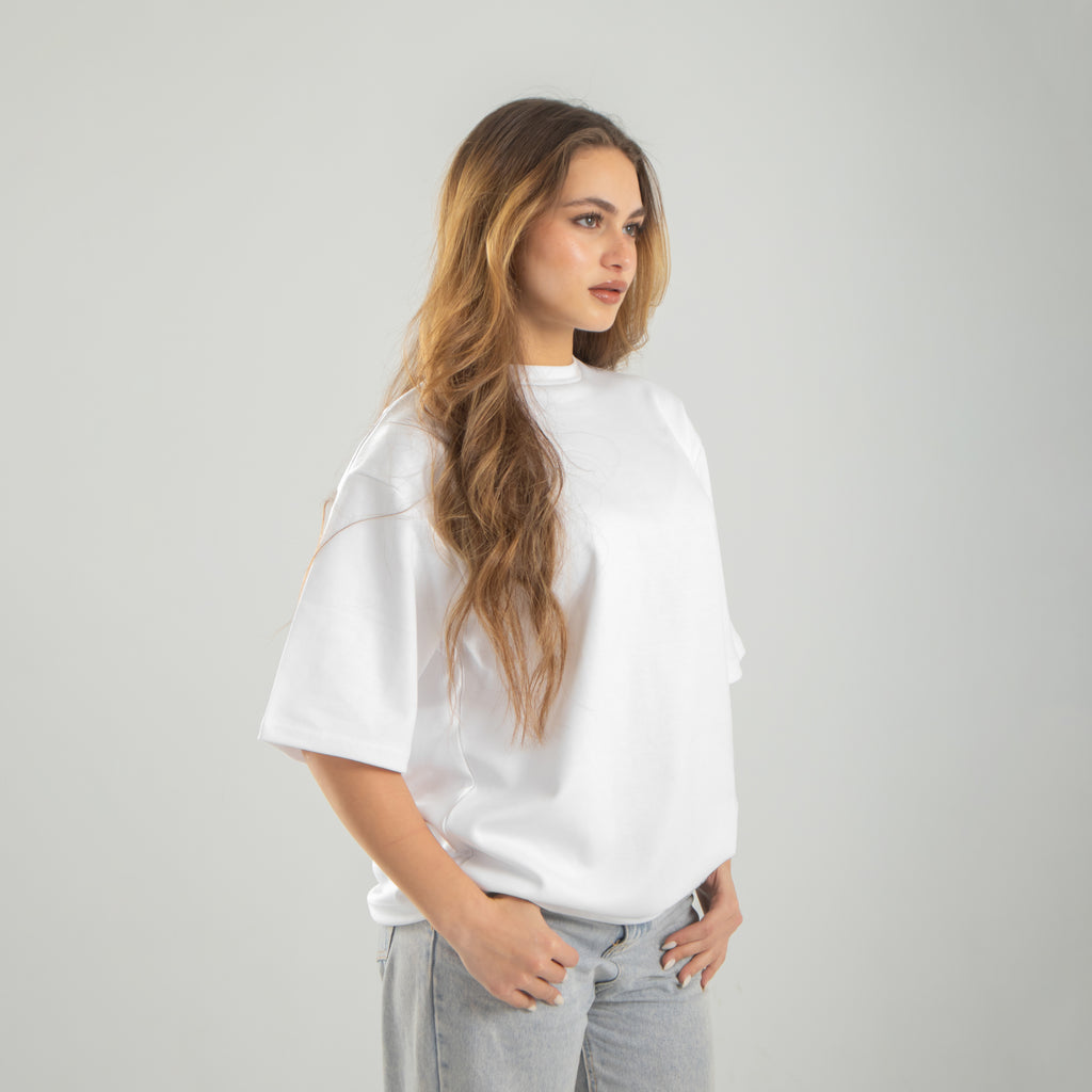 Oversized  Tee - White