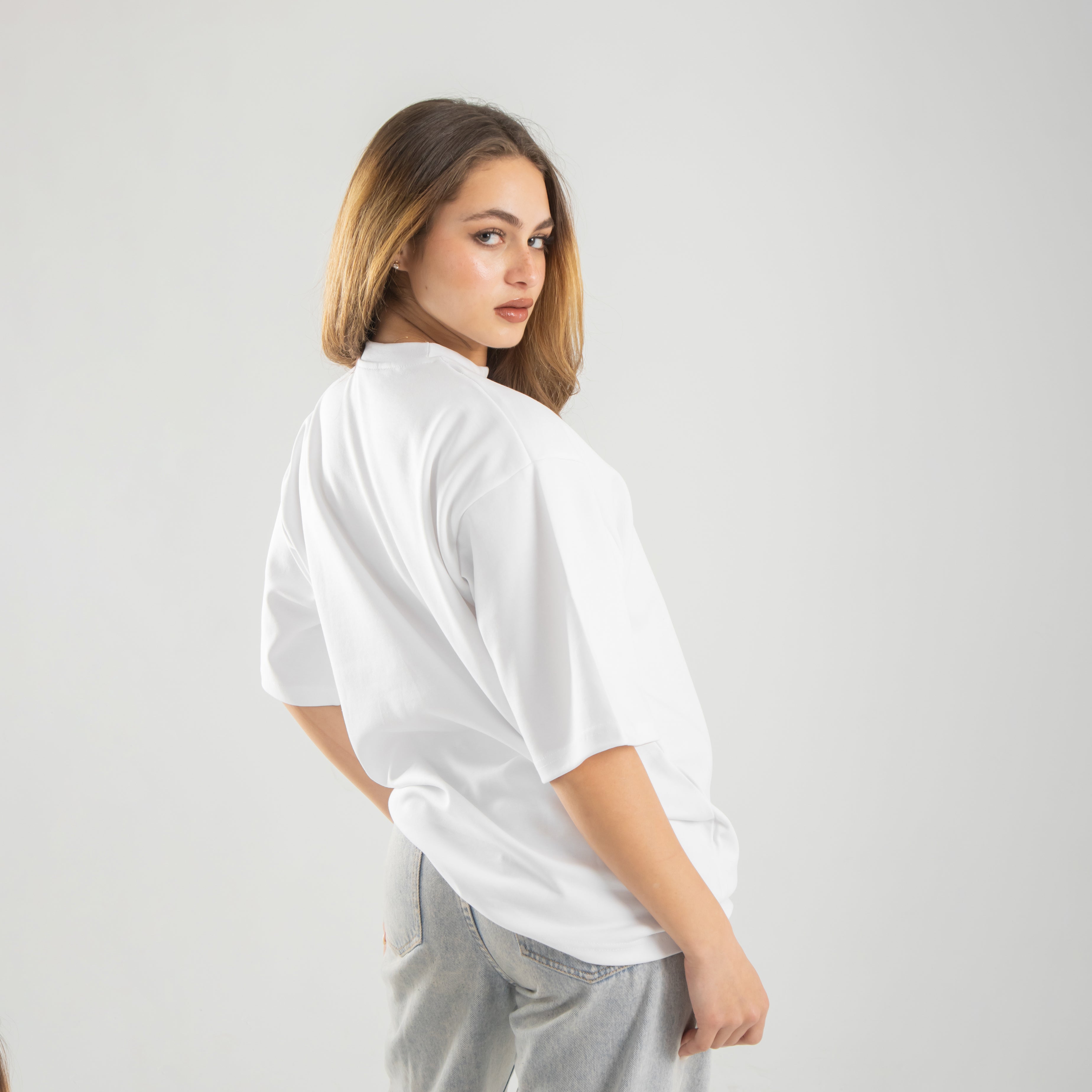 Oversized  Tee - White