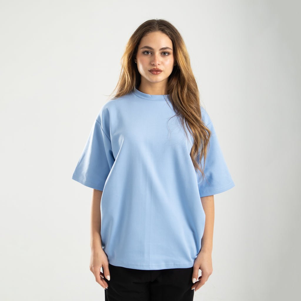 Oversized Tee - Light Blue