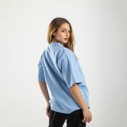 Oversized Tee - Light Blue