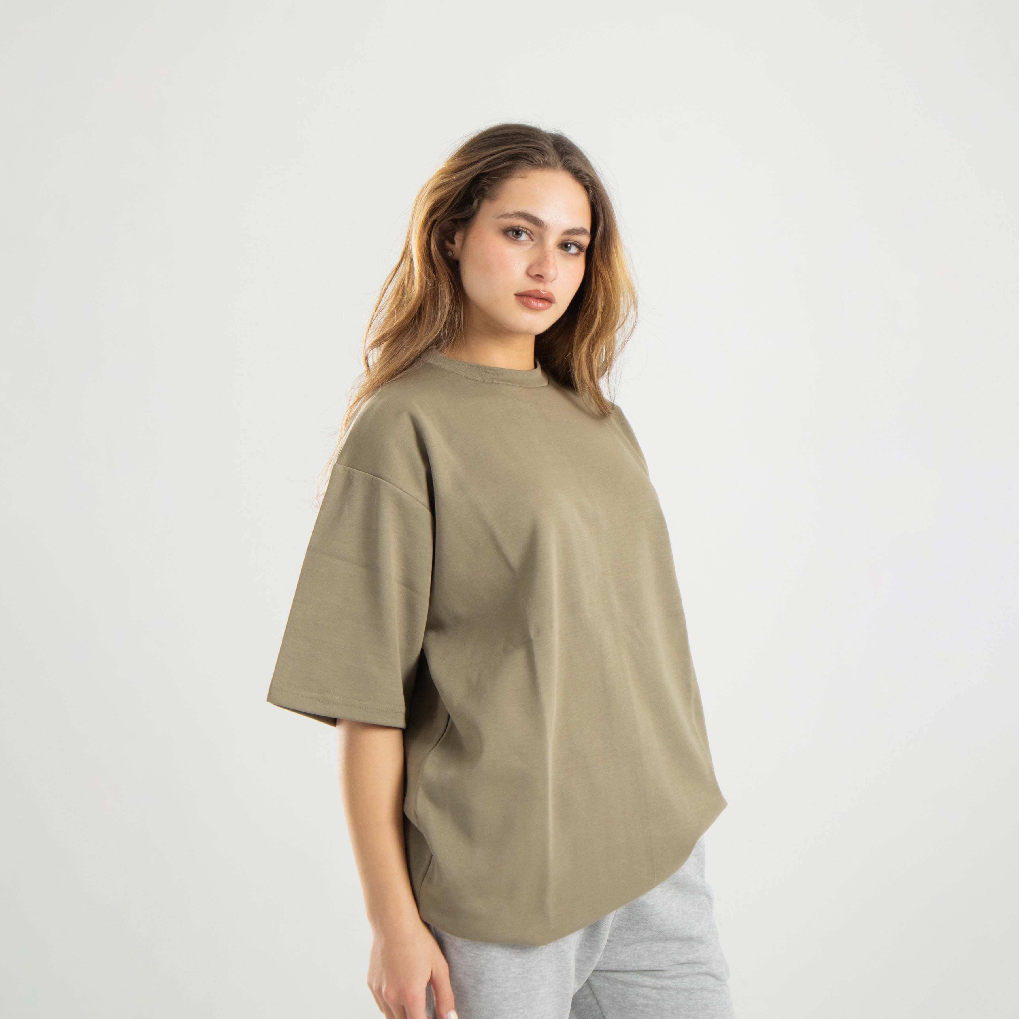 Oversized Tee - Olive