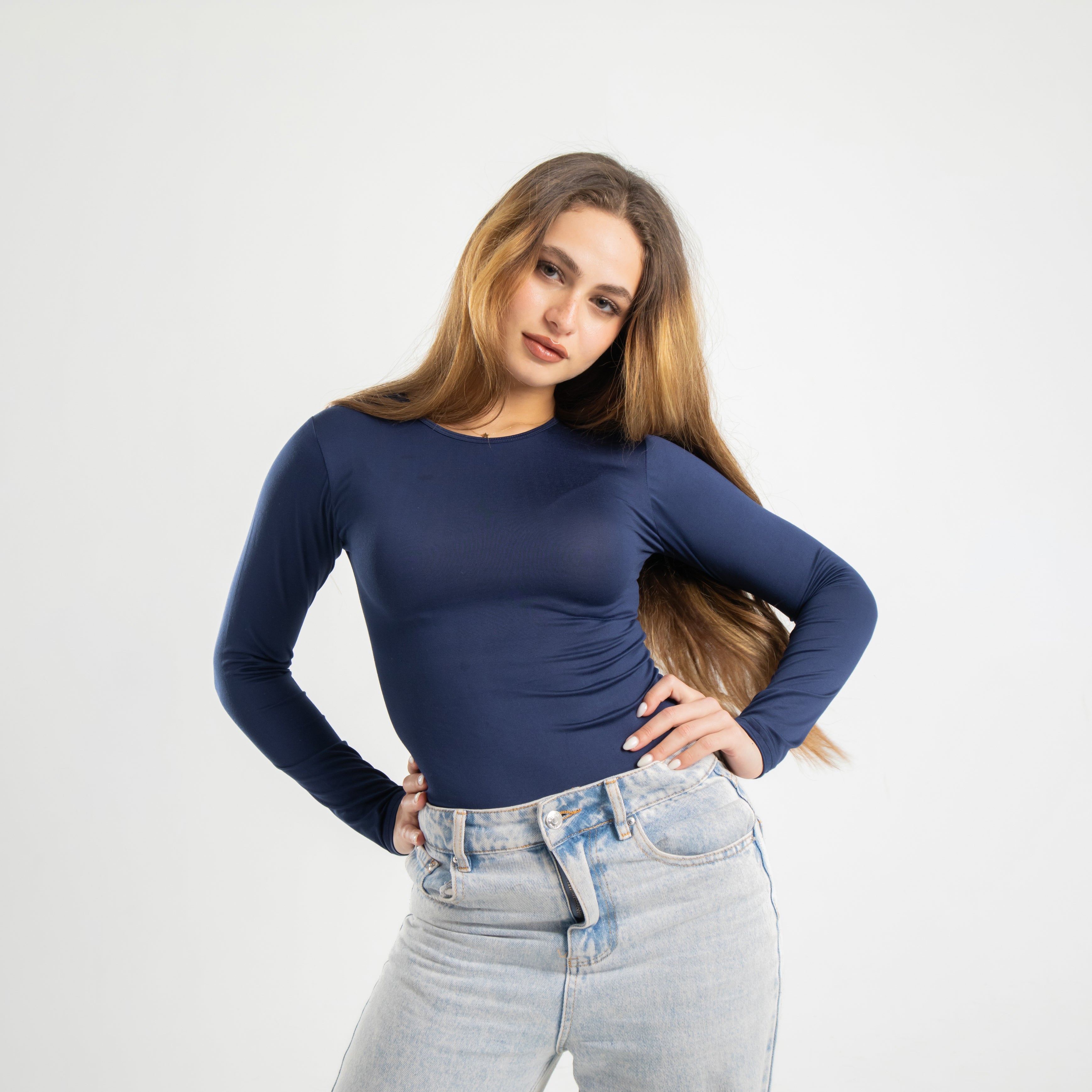 Microfiber Long Sleeve Top