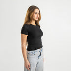 Microfiber Short Sleeve Top