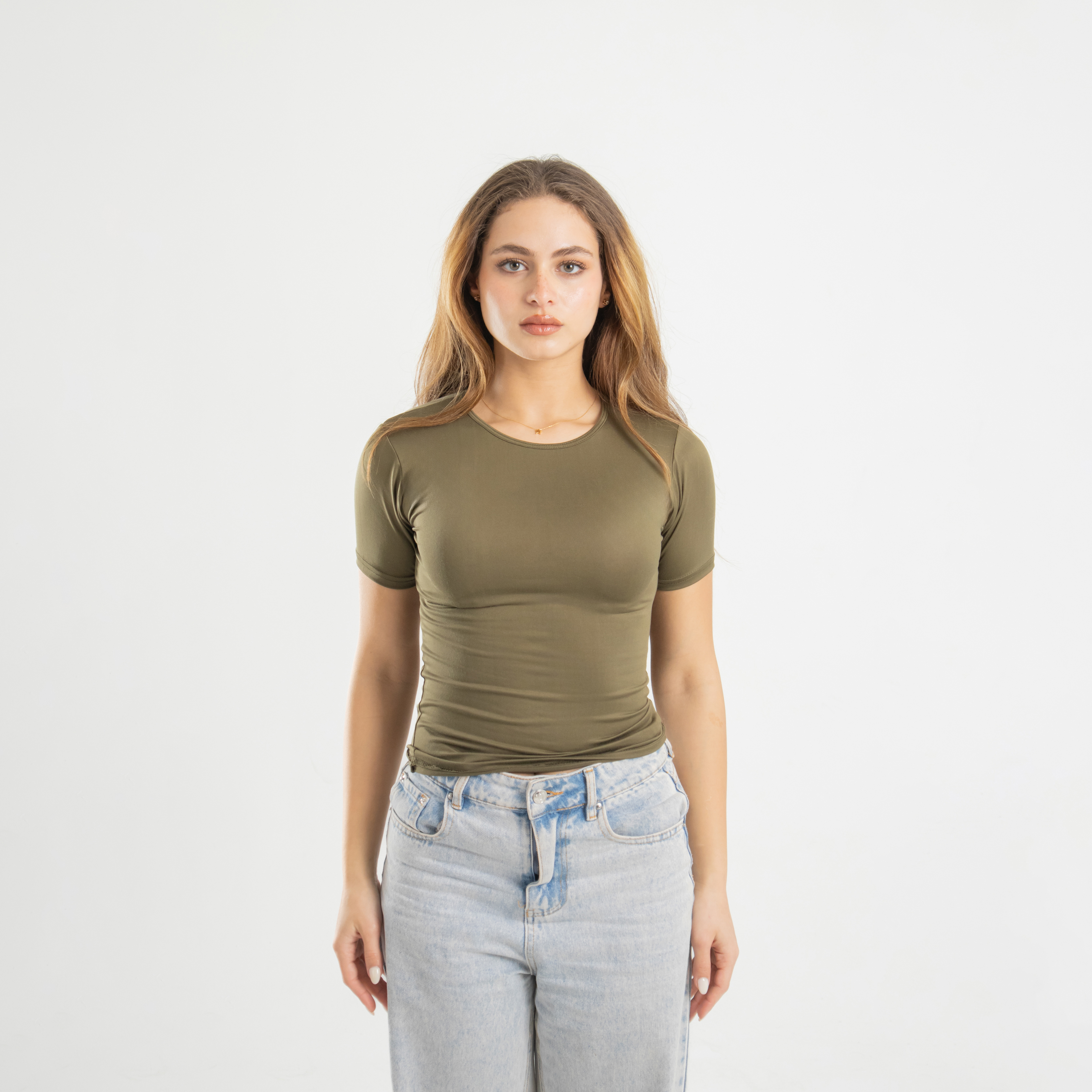 Microfiber Short Sleeve Top