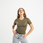 Microfiber Short Sleeve Top