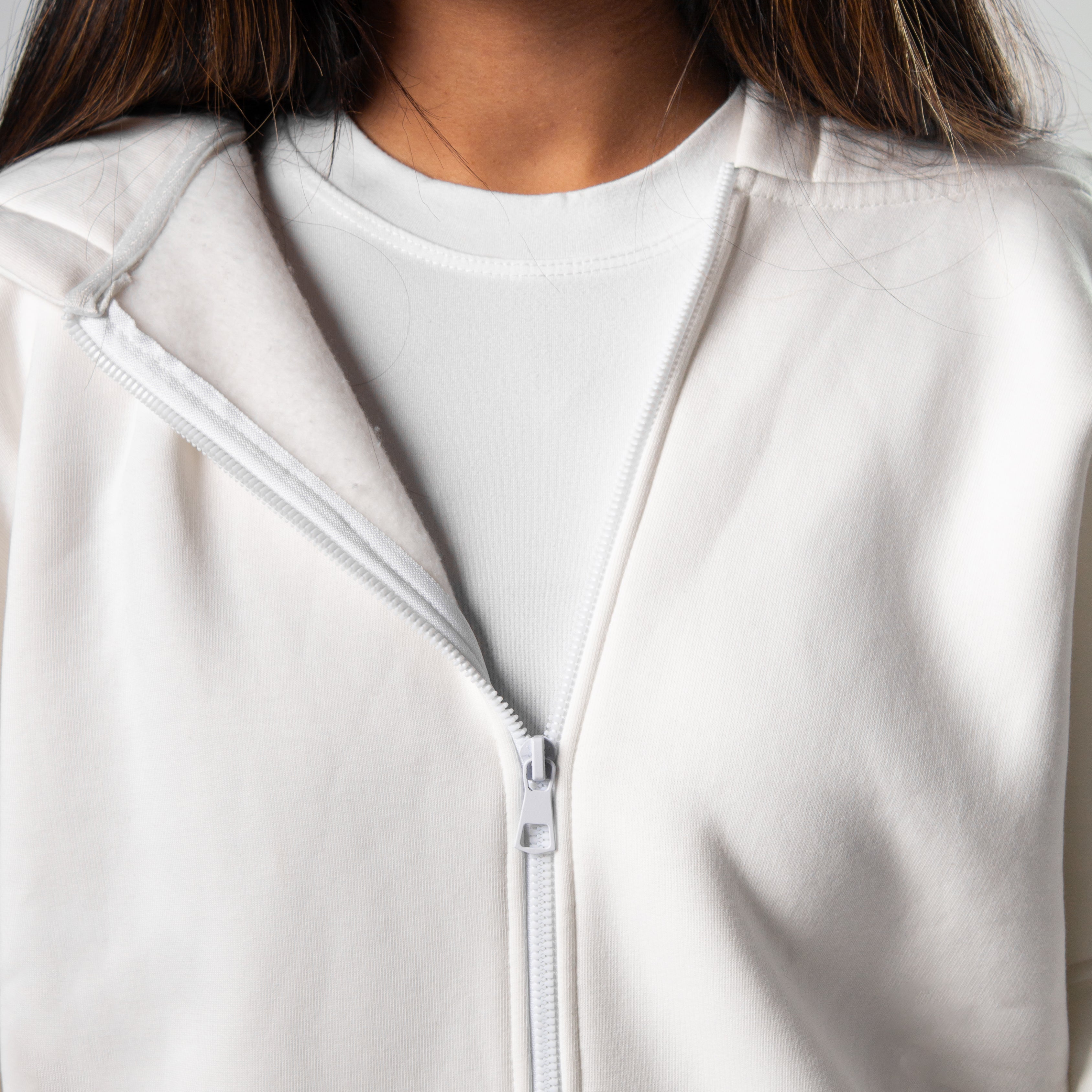 Drop Shoulder Zip-up