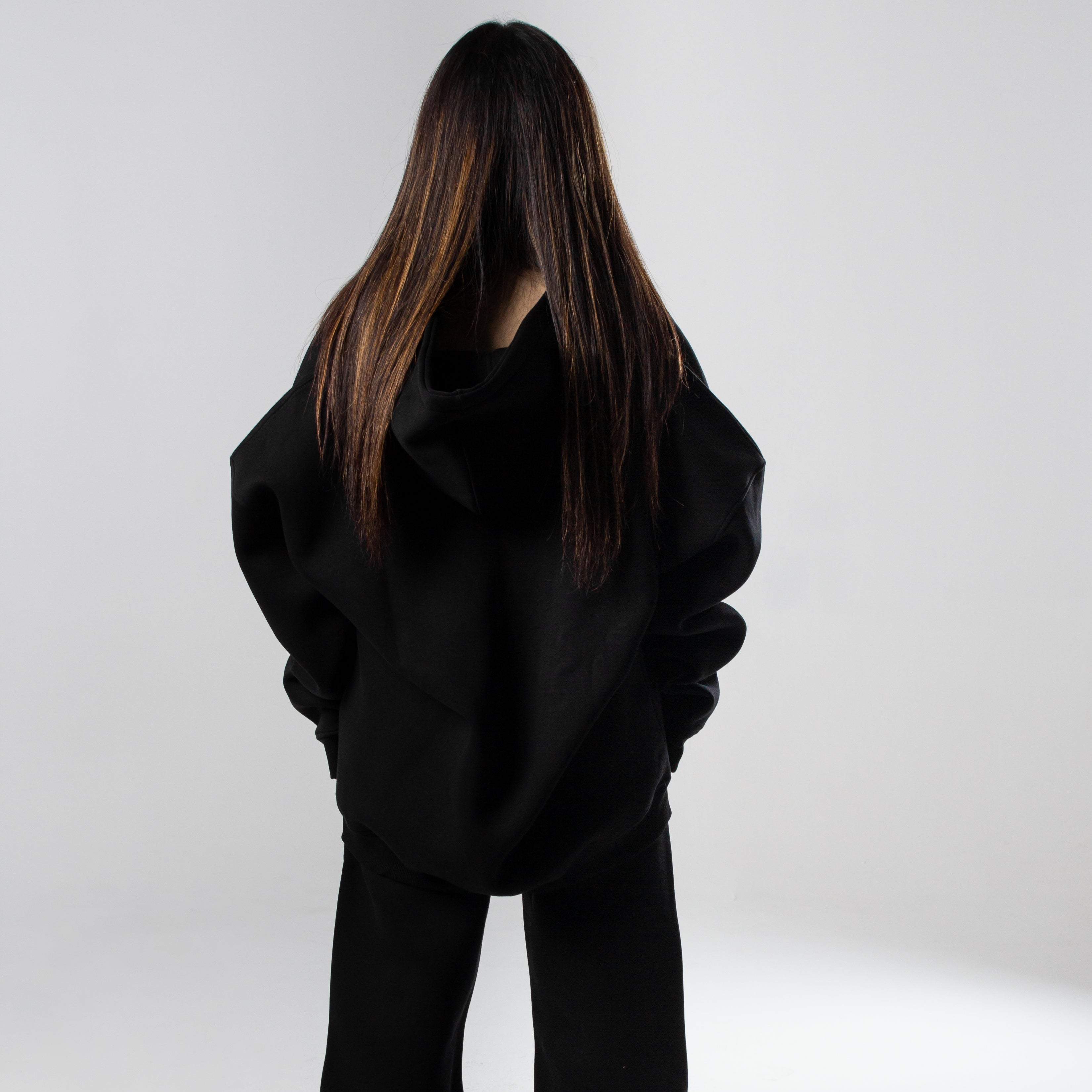 Drop Shoulder Zip-up