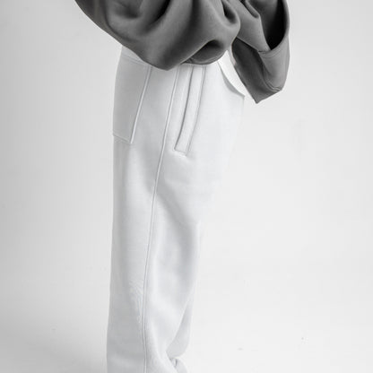 Relaxed Sweatpants - White