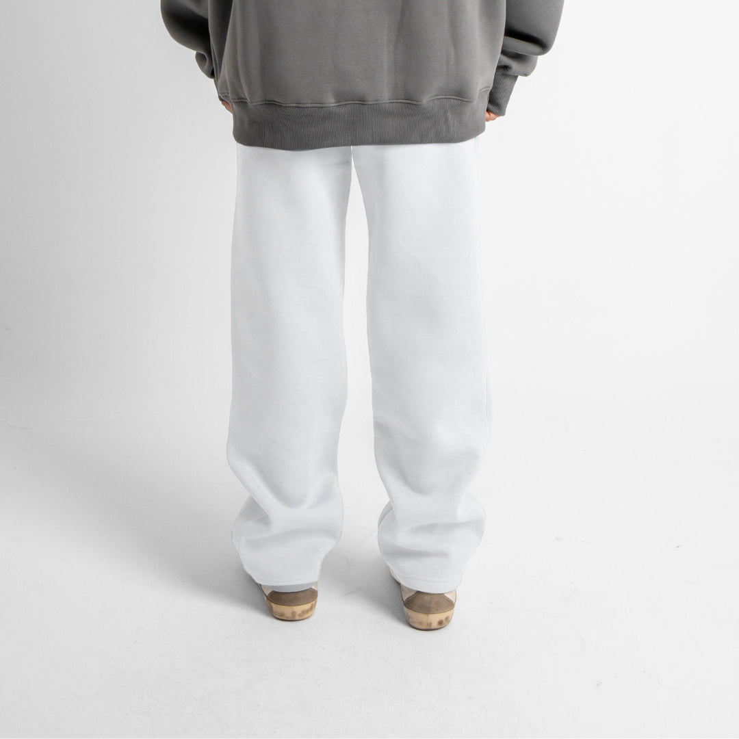 Relaxed Sweatpants - White