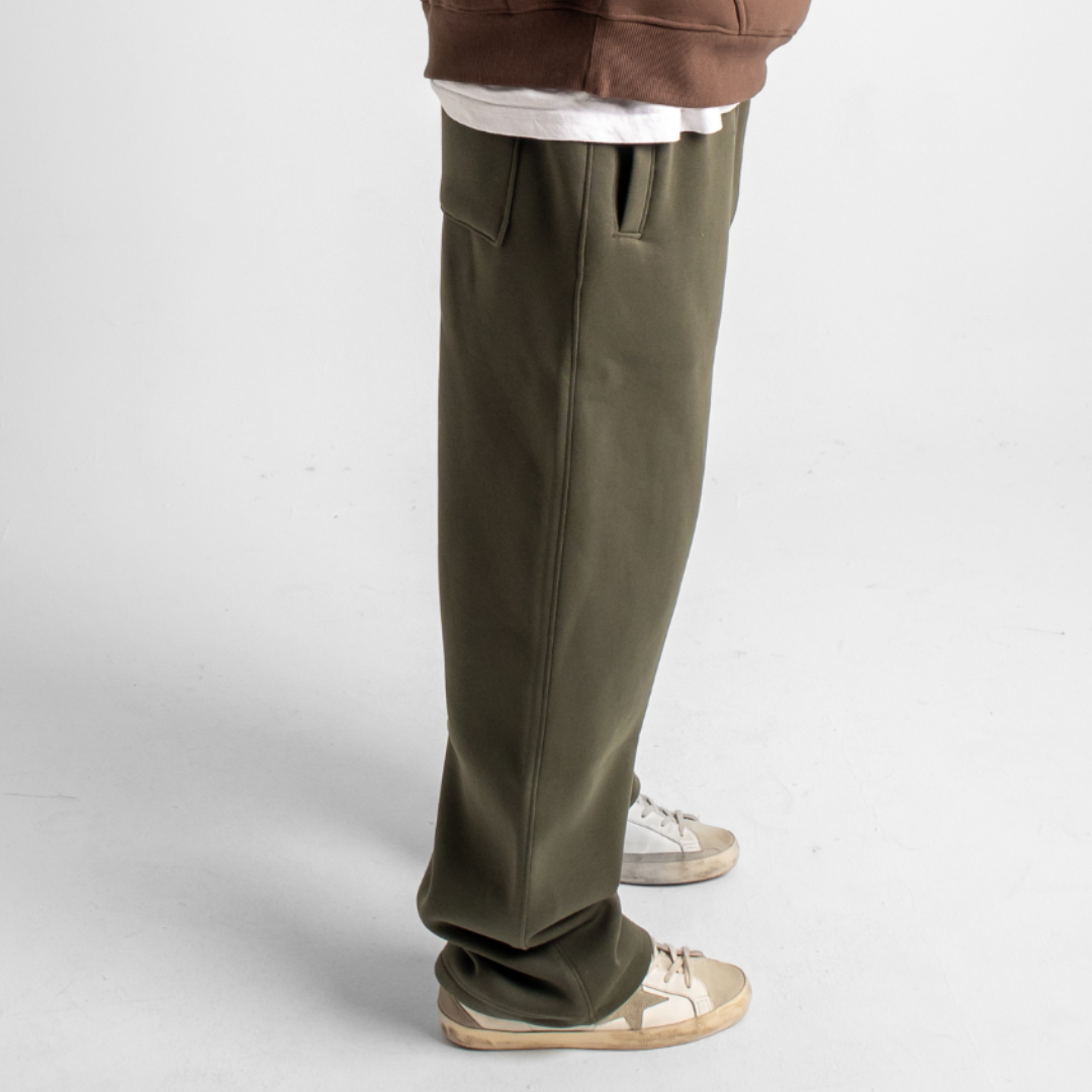 Relaxed Sweatpants - Olive
